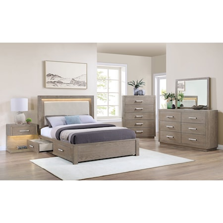 5-piece Cal King Bedroom Set