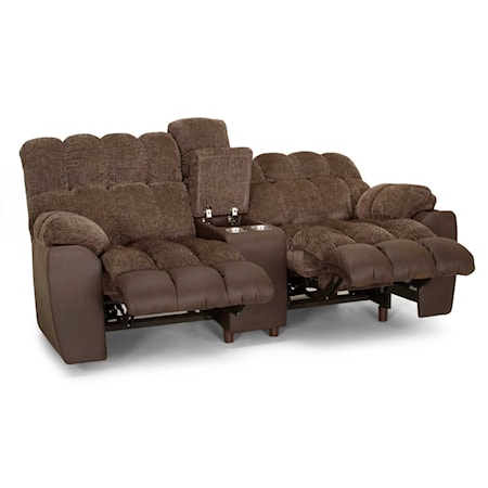 Power Reclining Console Loveseat