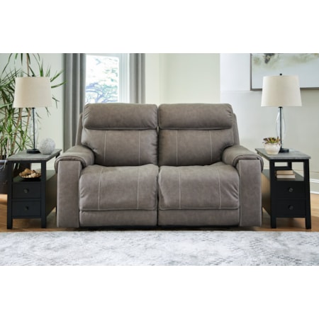 2-Piece Power Reclining Sectional Loveseat