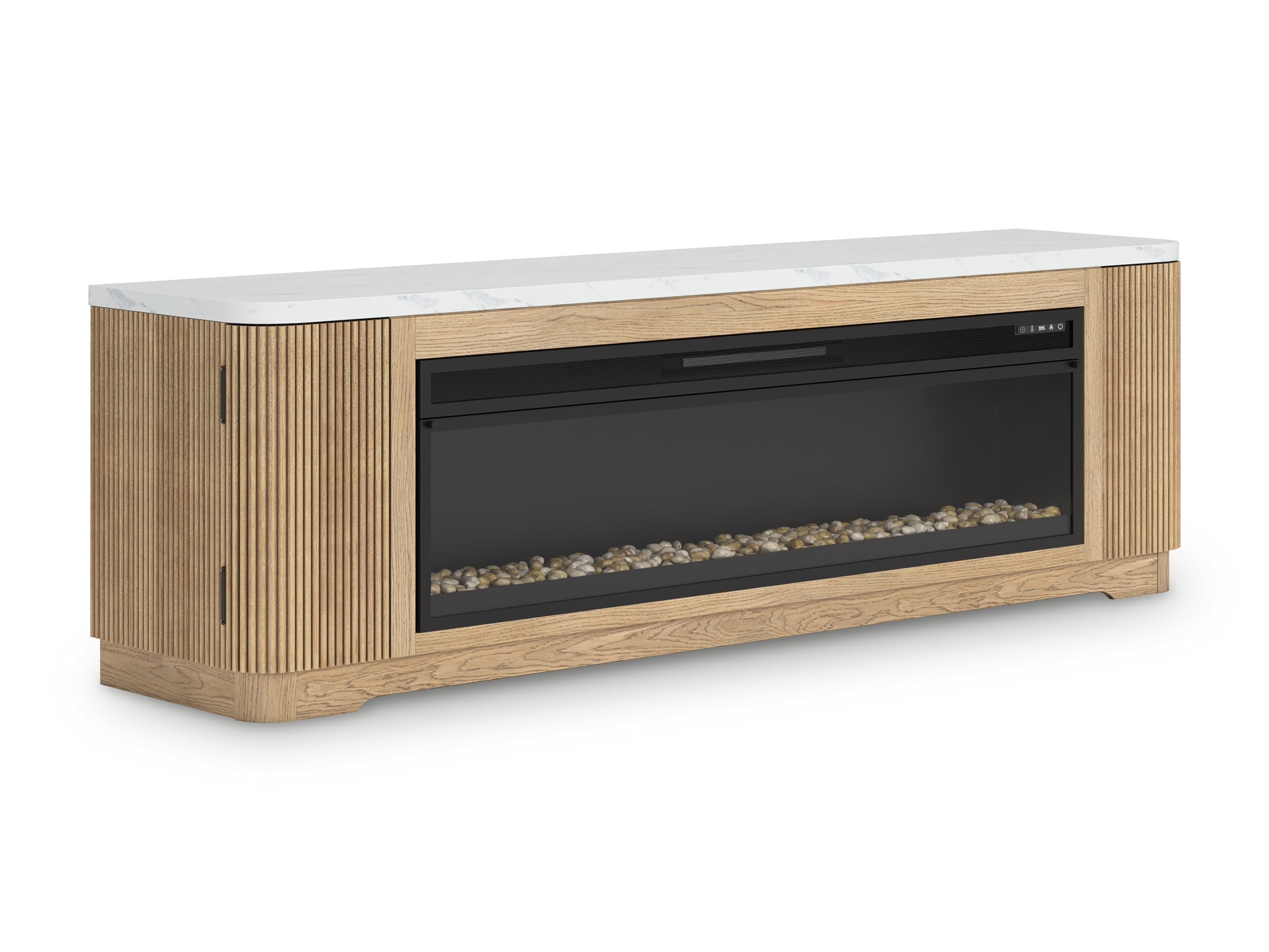 80&amp;quot; TV Stand With Electric Fireplace