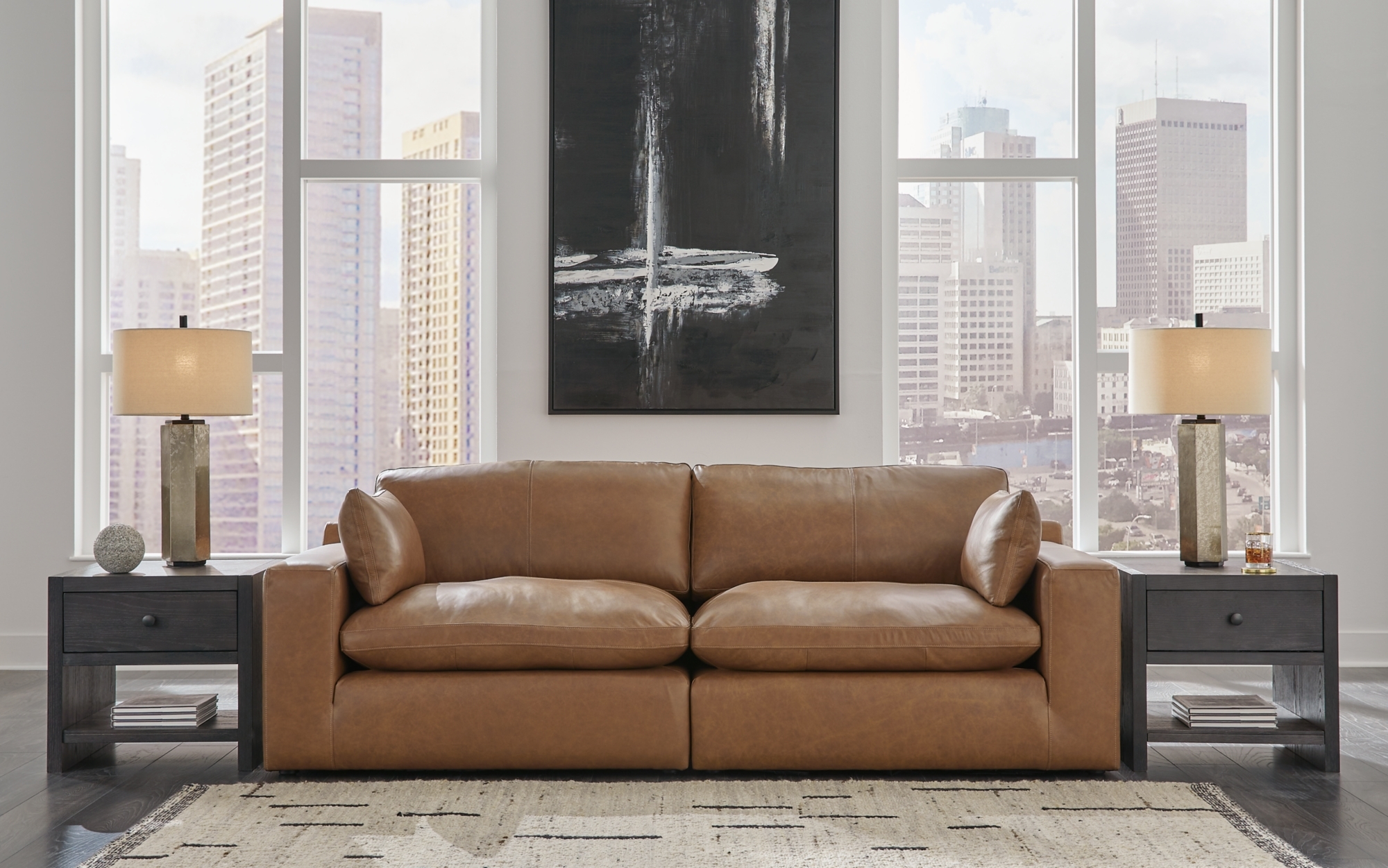 2-Piece Sectional Loveseat