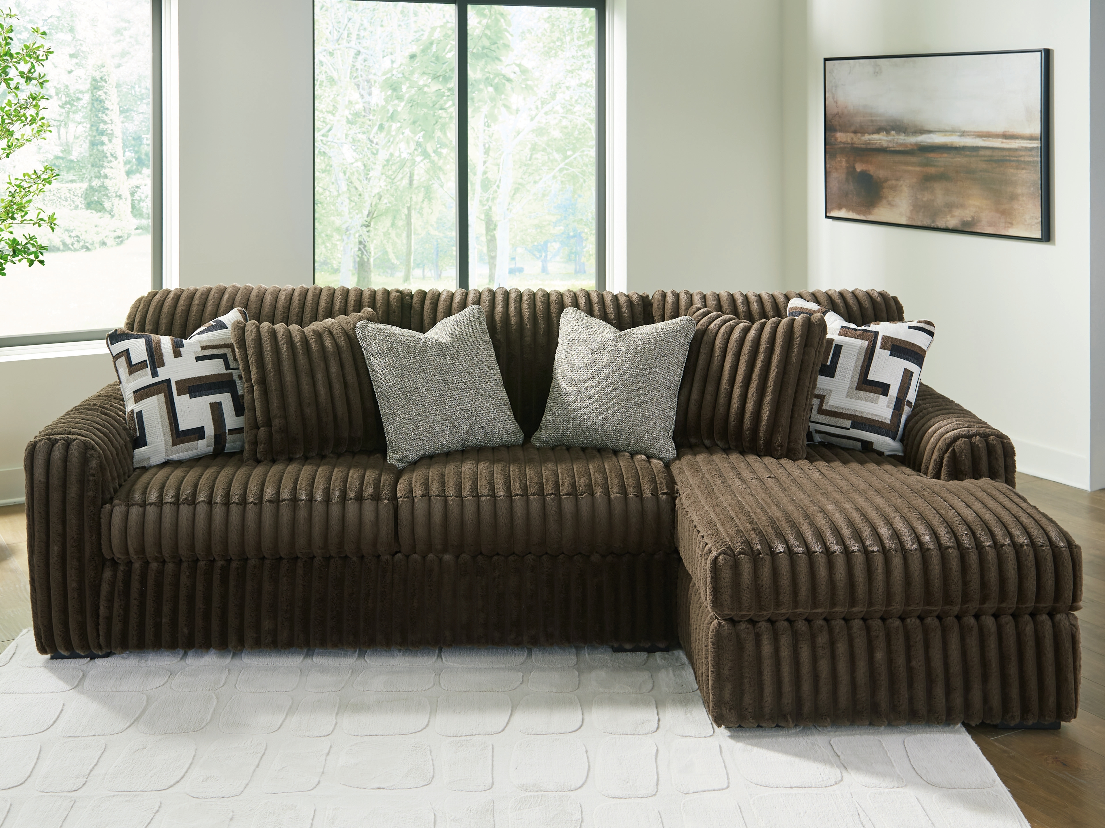 2-Piece Sectional Sofa With Chaise
