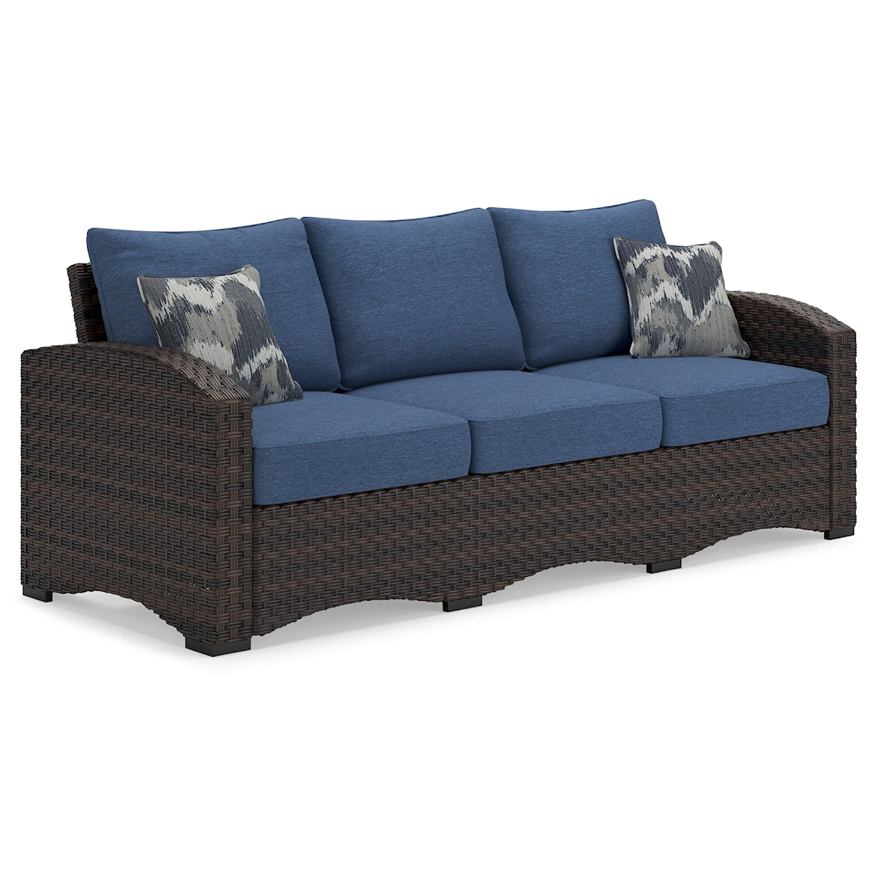 Signature Design Windglow Outdoor Sofa With Cushion