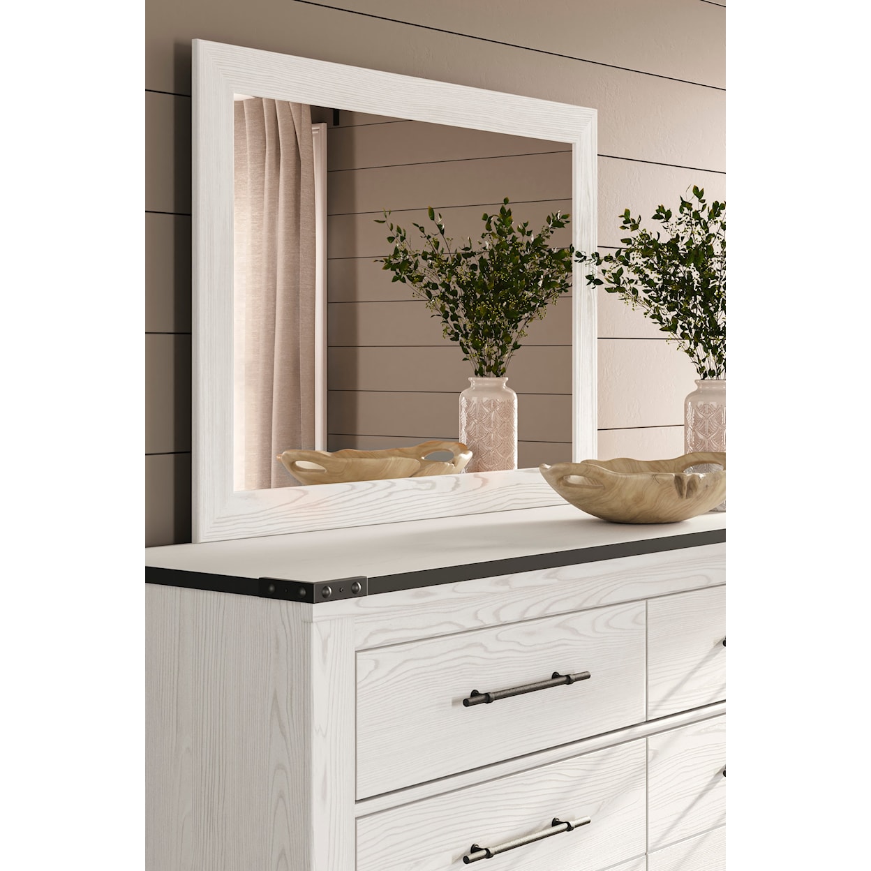 Ashley Signature Design Schoenberg Dresser and Mirror