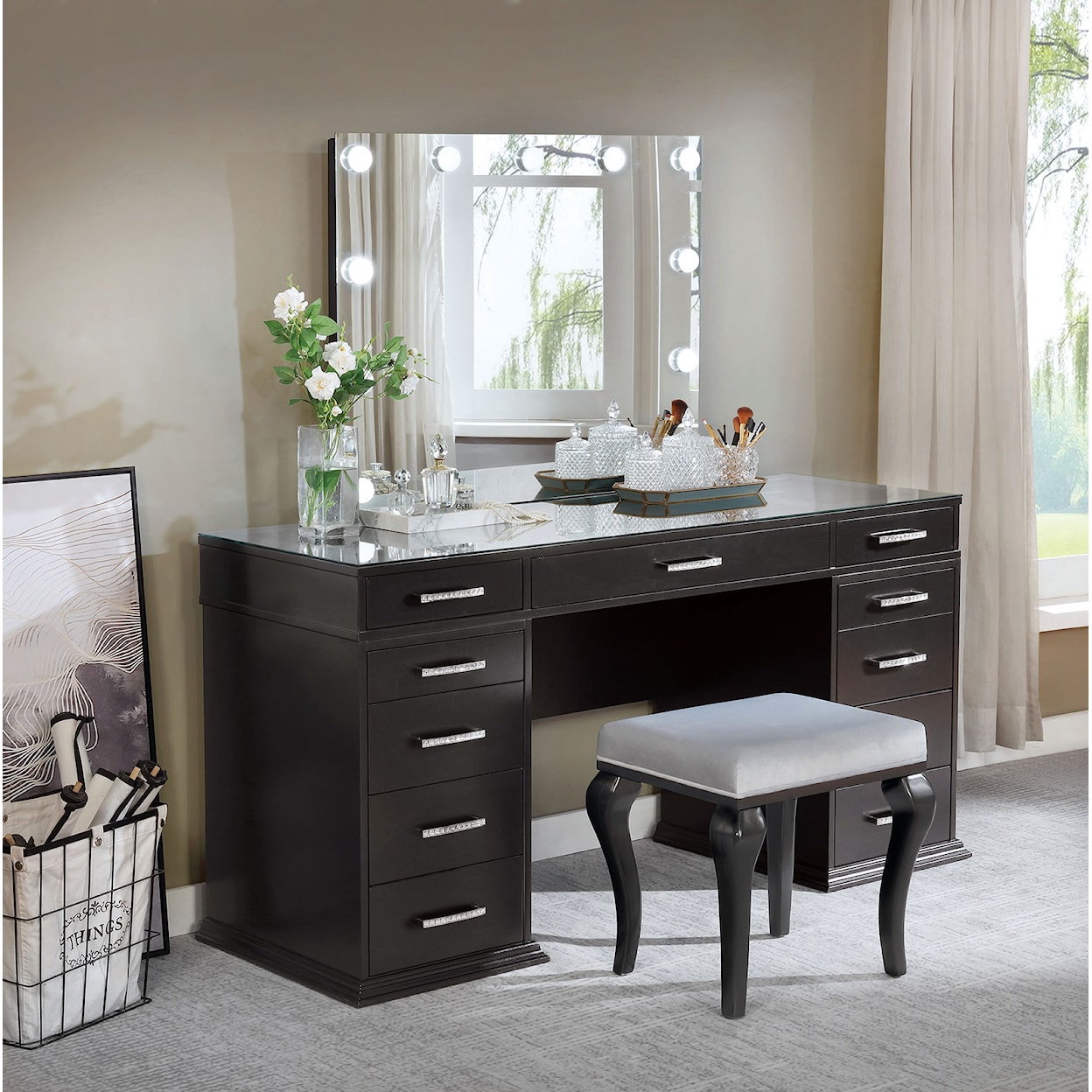 Furniture of America - FOA Valentina Vanity Set