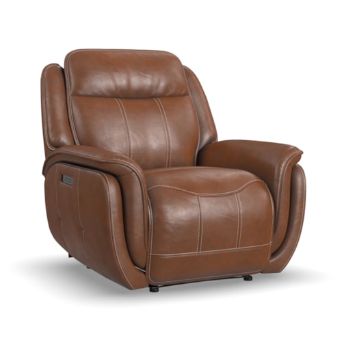 Casual Zero Gravity Recliner with Power Headrest and Power Lumbar