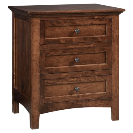 3-Drawer Nightstand