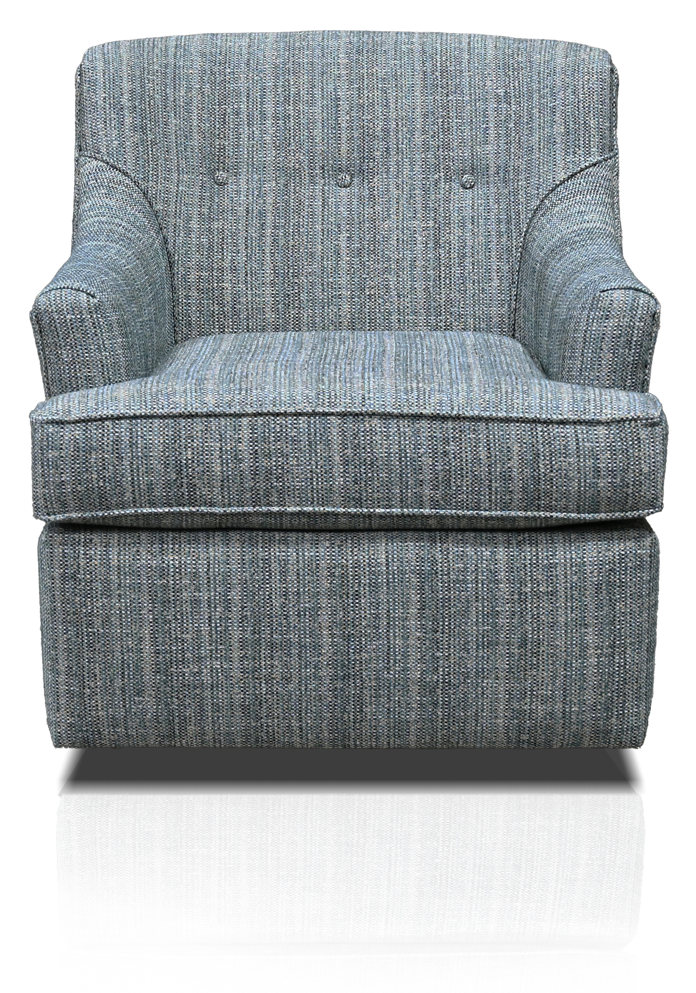 Upholstered Swivel Glider Accent Chair