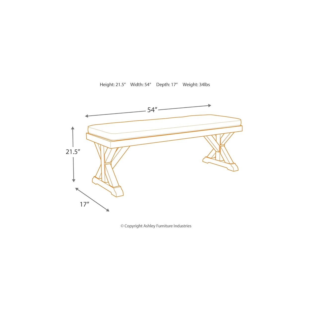 Ashley Furniture Signature Design Beachcroft Dining Set