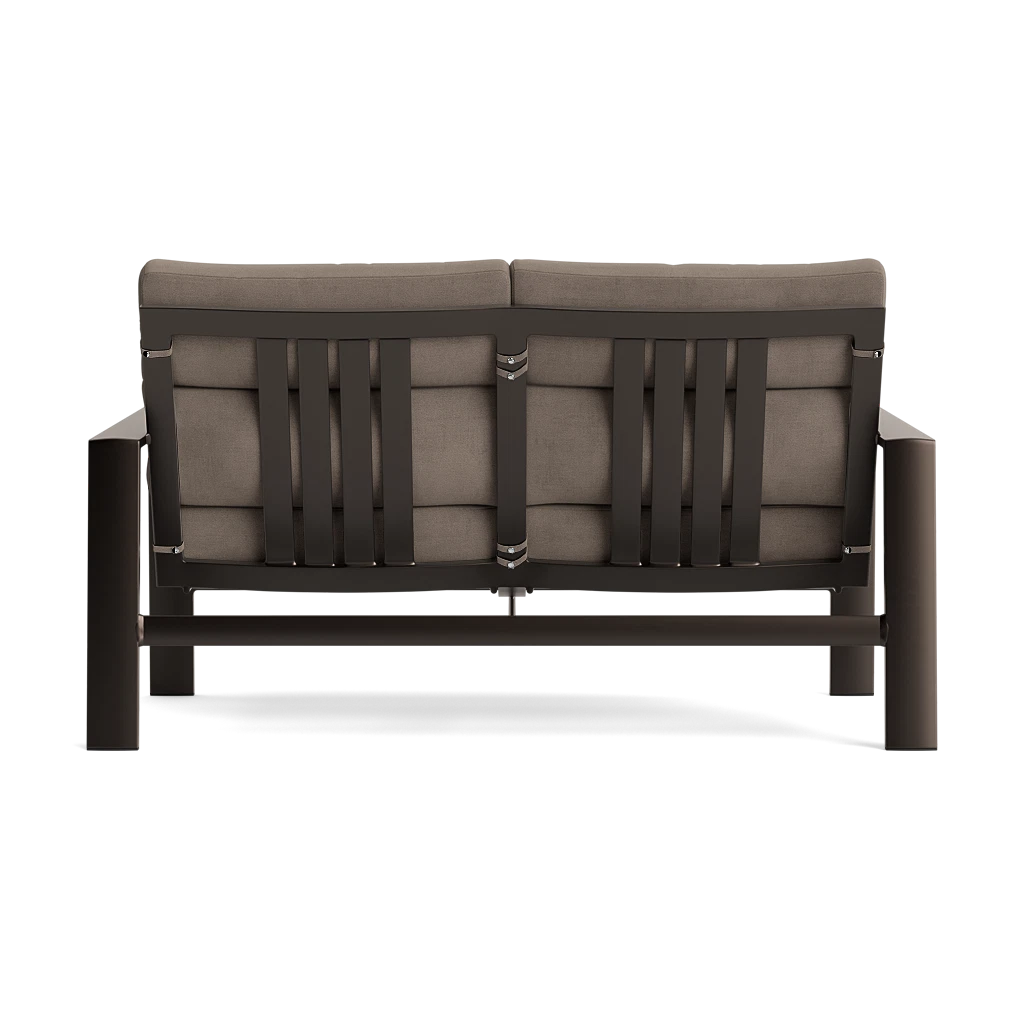 Cushioned Aluminum Loveseat