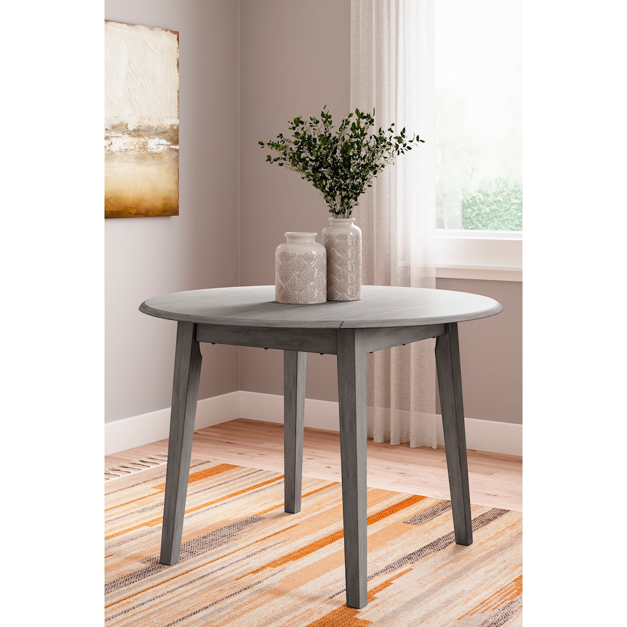 Signature Shullden Drop Leaf Dining Table