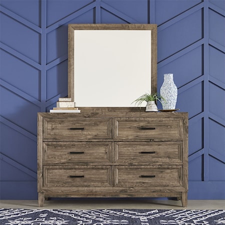 Square Dresser Mirror