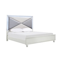 Contemporary Queen Panel Bed