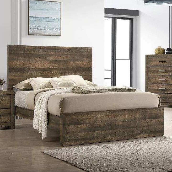 Elements International Bailey Queen Panel Bed