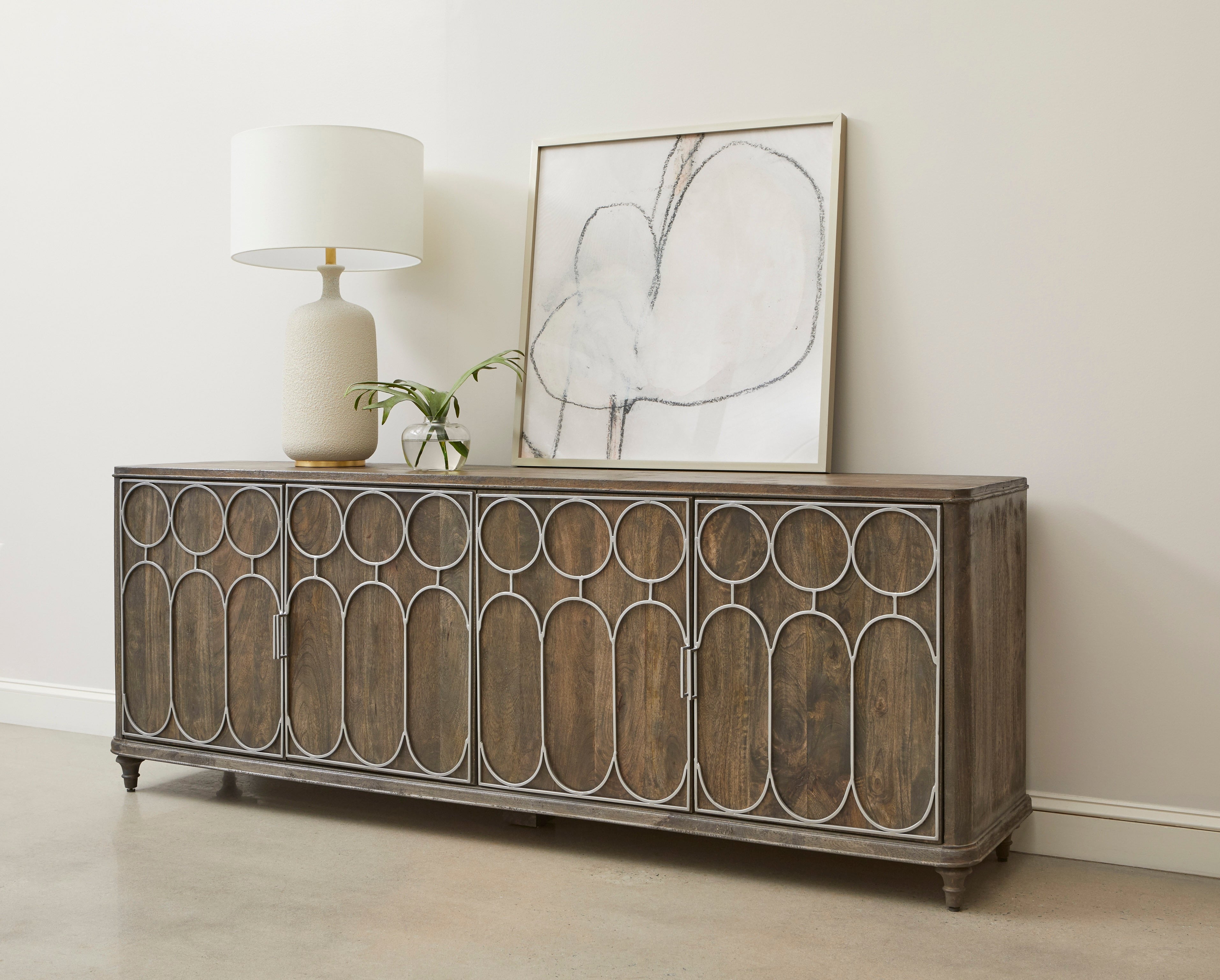 Pulaski Furniture Accents 4-Door Console