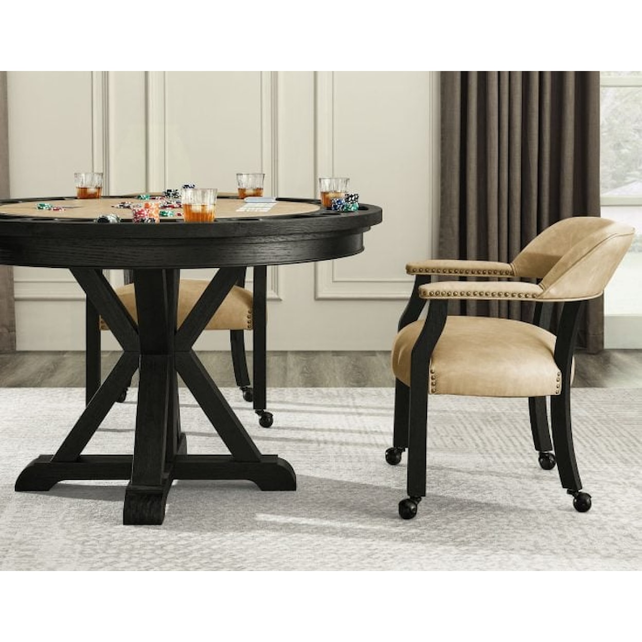 Steve Silver Rylie 6-Piece Game Dining Set