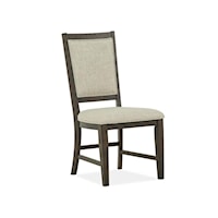 Casual Upholstered Step Up Side Chair (2/Ctn)