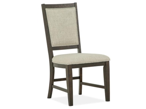 Casual Upholstered Step Up Side Chair