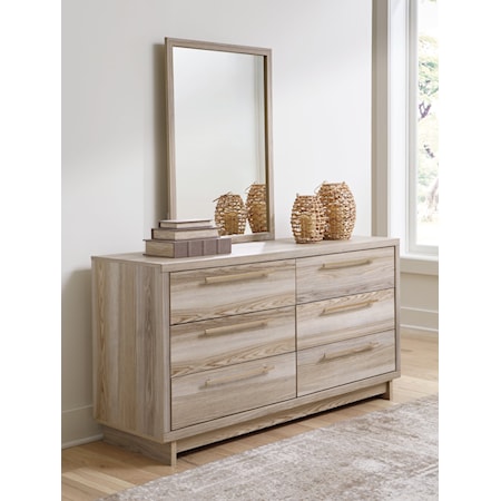 Dresser with Landscape Mirror