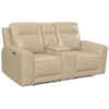 Steve Silver Doncella Dual-Power Console Loveseat