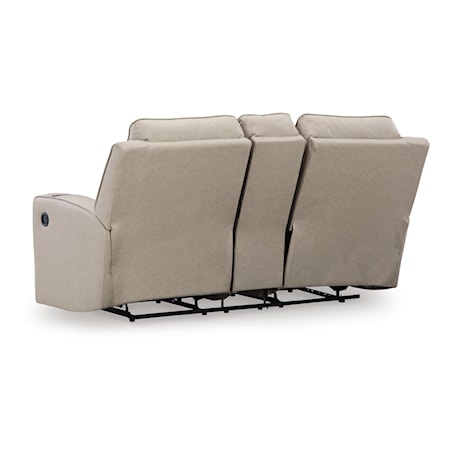 Double Reclining Loveseat w/ Console