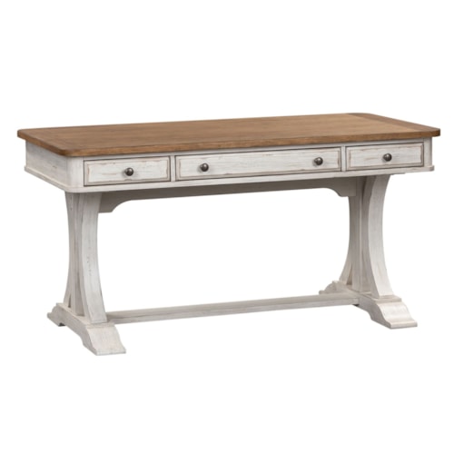 Farmhouse 3-Drawer Writing Desk