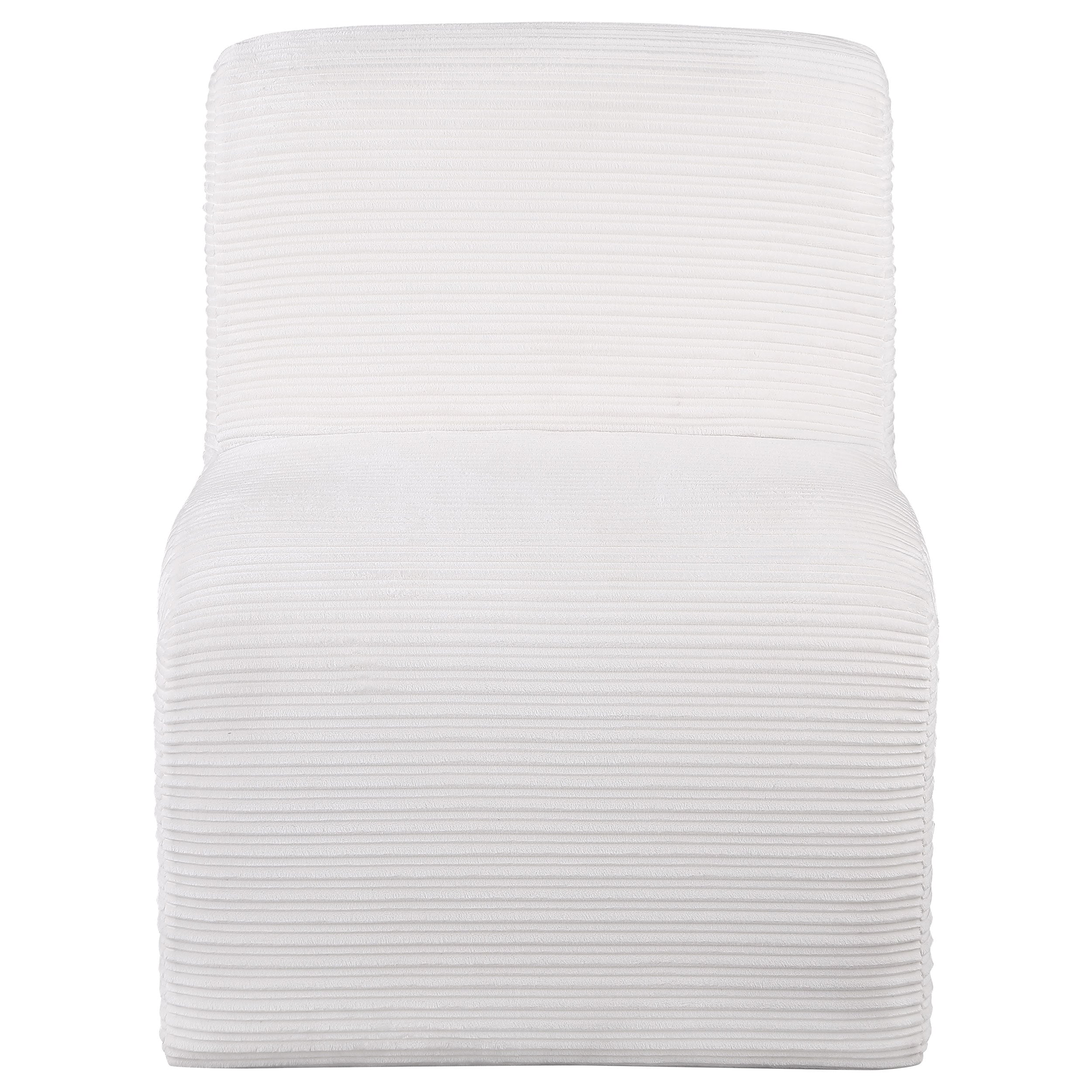 Drayton Curved Armless Accent Chair