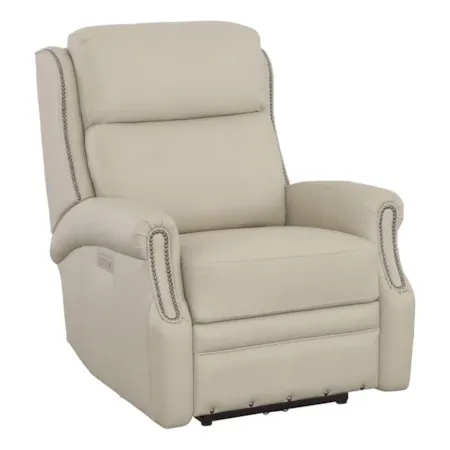Classic Leather Power Recliner w/USB Port