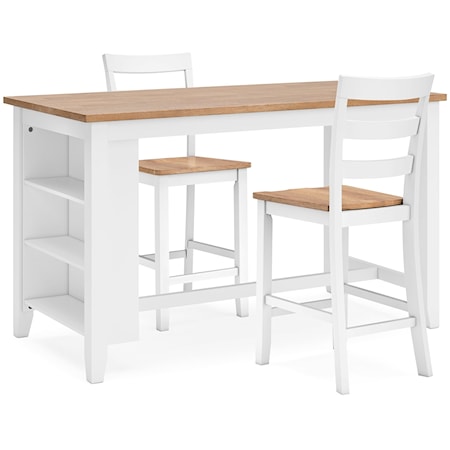 3-Piece Counter Height Dining Set