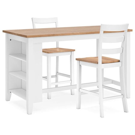 3-Piece Counter Height Dining Set