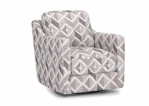 Transitional Swivel Accent Chair