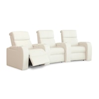 Flicks Casual 3-Seat Power Reclining Curved Theater Seating