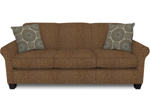 Transitional Sofa with Accent Pillows