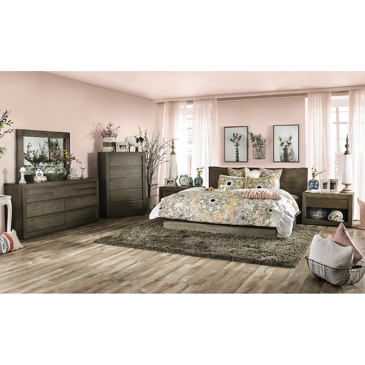 Furniture of America Bridgewater Queen Bedroom Set