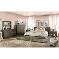 Transitional 5-Piece Queen Bedroom Set with Chest