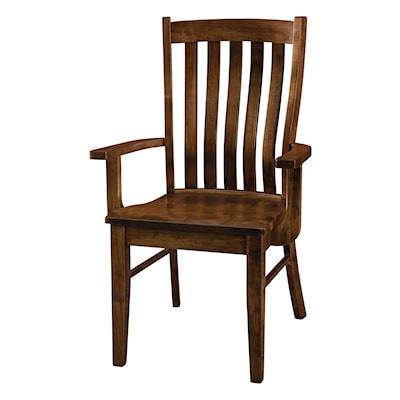 Archbold Furniture Amish Essentials Casual Dining Colton Dining Arm Chair