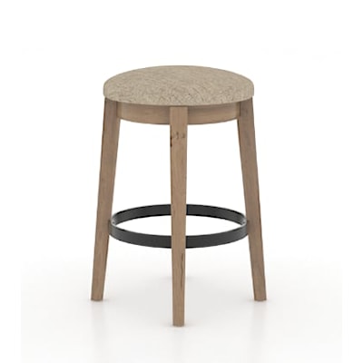 Canadel East Side Customizable Backless Fixed Stool