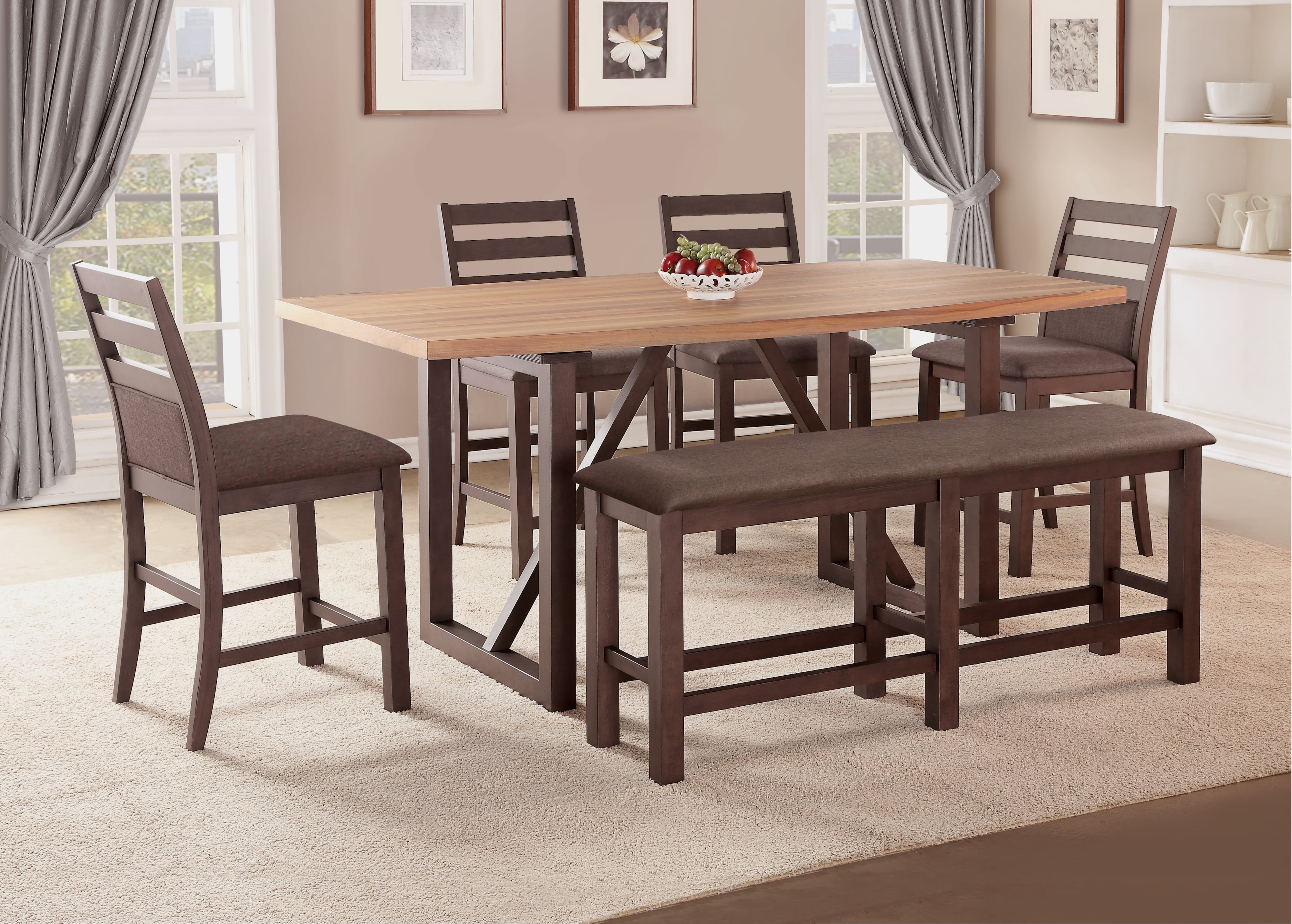 Winners Only Venice DVT24278 MidCentury Modern CounterHeight Table