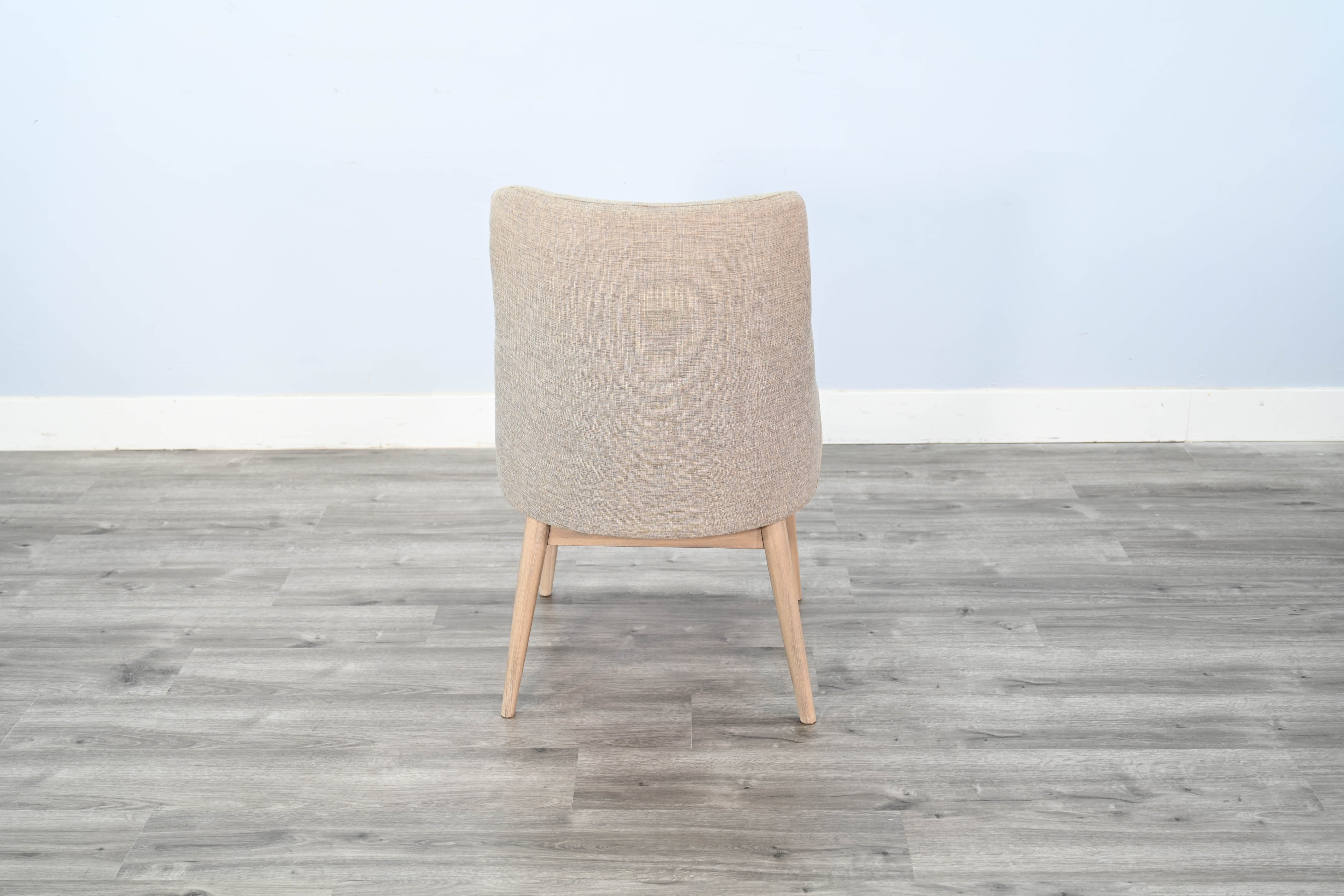 Olivia Highback Cushioned Grey Dining Chair