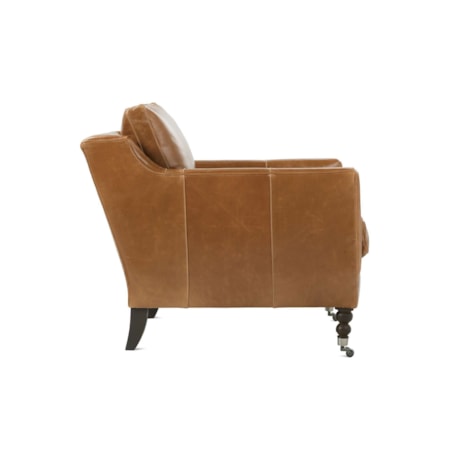 Transitional Leather Chair