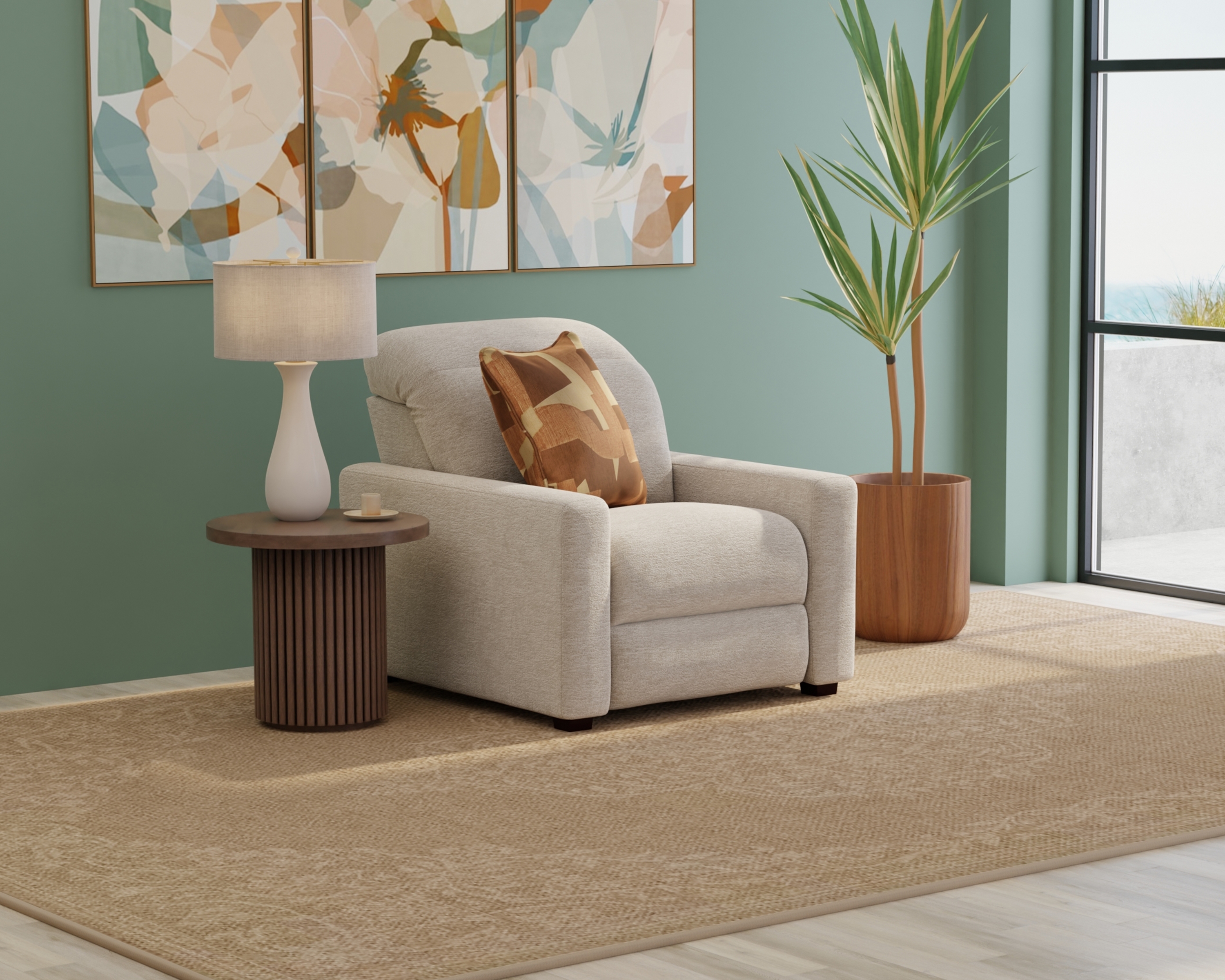 Catnapper Ada Power Lay Flat Recliner