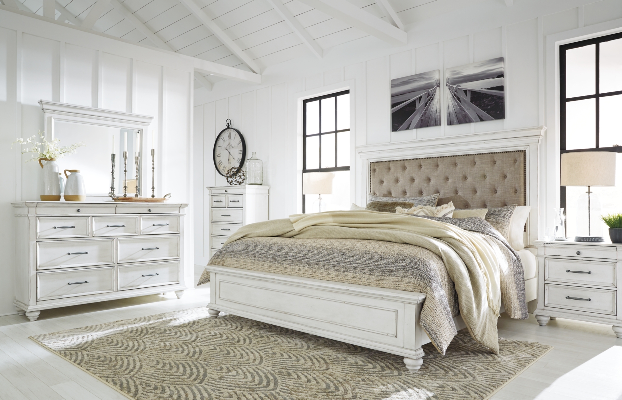 Ashley Kanwyn Queen Panel Bed