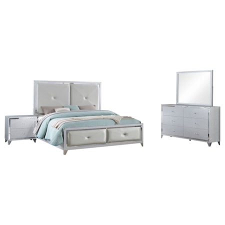 Larue 4-piece Cal King Bedroom Set