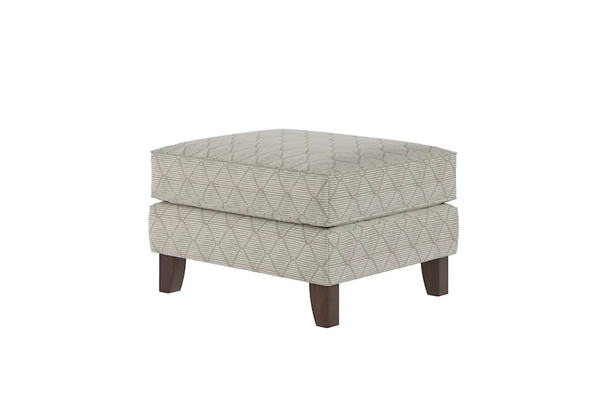 1170 PLUMLEY BISQUE Accent Ottoman by Fusion Furniture at Wilson's Furniture