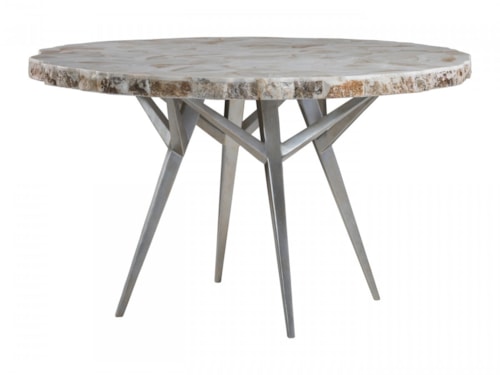 Contemporary Seamount Round Dining Table