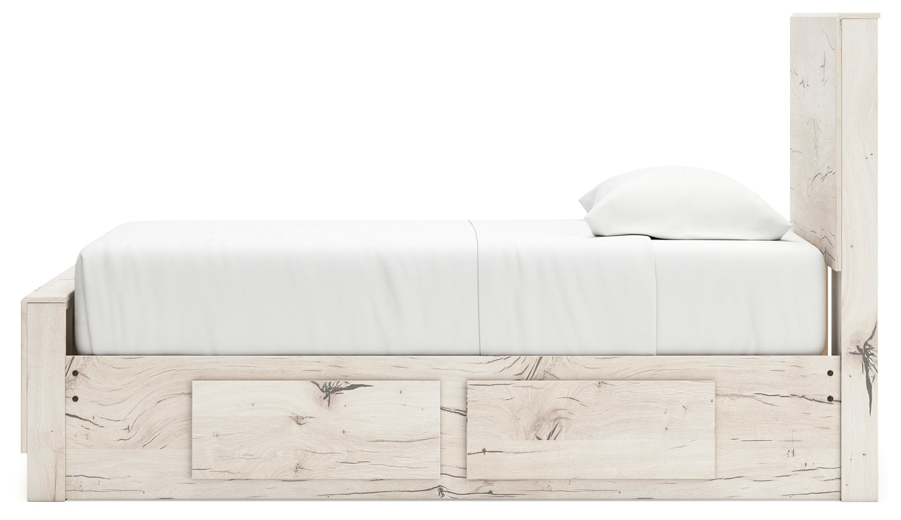 Benchcraft Lawroy Twin Panel Bed With Storage