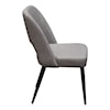 Diamond Sofa Furniture Reveal Set of 2 Dining Chairs in Grey Fabric