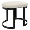 Uttermost Infinity Infinity Black Accent Stool
