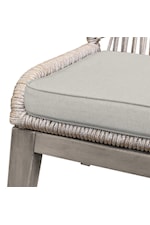 Armen Living Costa Set of 2 Contemporary Outdoor Arm Chairs 