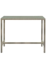 Modway Conduit Bar Stool Outdoor Patio Wicker Rattan Set of 4